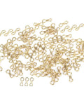 300 Pcs Fishing Sinker Eyes Eyelets For DIY Lures Carp Tackle Eyelet Molds Wire Eye Sinker Steel Alloy Leads Sinker Moulds