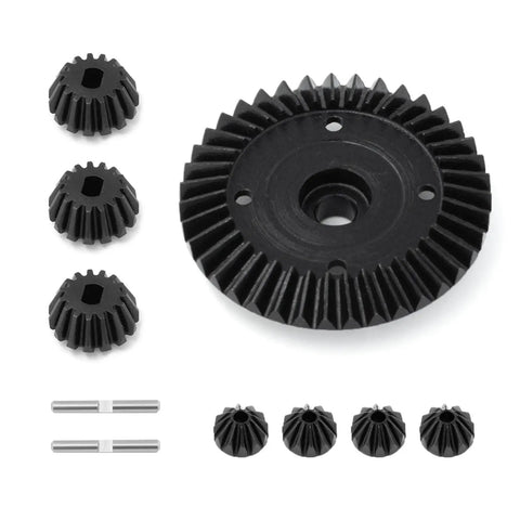 39T Differential Ring Gear Set With Seven Bevel Gears And 45 Steel Diff Unit For 1/10 RC Cars TT02 TT02B XV02 Upgrade Parts