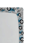 Fitted Sheet Twin Size With All Around Elastic Deep Pocket 75 X 39 Inches 100 Percent Brushed Microfiber Tractor Print