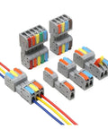 Grab These Awesome Push-In Wire Connectors For Fast Tool-Free Splicing On Any Solid Or Stranded Copper Cable With 2 In 2 Out Design