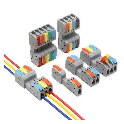 Grab These Awesome Push-In Wire Connectors For Fast Tool-Free Splicing On Any Solid Or Stranded Copper Cable With 2 In 2 Out Design