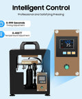 Ten Ton Hydraulic Shop Press With 400 Degree Aluminum Heating Plates And Digital Timer Control For Beefy Benchtop Projects control panel and hydraulic components