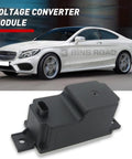 Heavy Duty Voltage Converter Module And Auxiliary Battery No Sweat Install For Mercedes Benz C300 GLE350 GLS450 S560 G550 C43 C63 OE Direct Replacement Kit, viewed from the side.