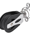 Nylon Swivel Sheave Block Head Pulley For Sailboats, Marine Grade 316 Stainless Steel, Plain Bearing, 20mm Wheel, 1500 Lb Working Load