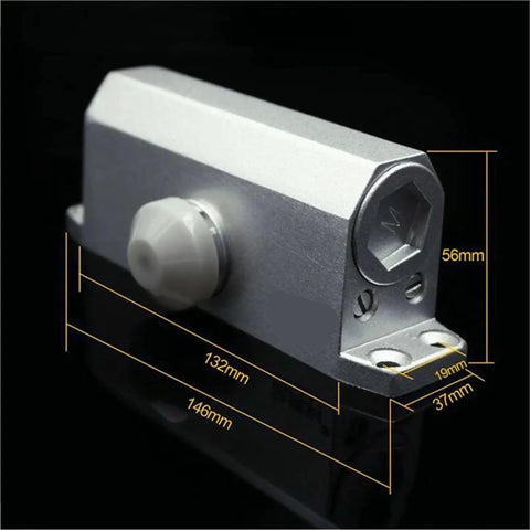 Beefy Hydraulic Door Closer With Adjustable Speed 15 To 45 Kg Range Silent Soft Close Aluminum Alloy Body for 1000mm Doors