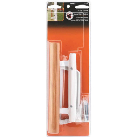Replace Damaged Sliding Glass Door Handle With This White Diecast Mortise Hook Style Set That Fits 3 15 16 Inch Hole Spacing Easy Install And Durable Hardware For Quick Home Makeovers