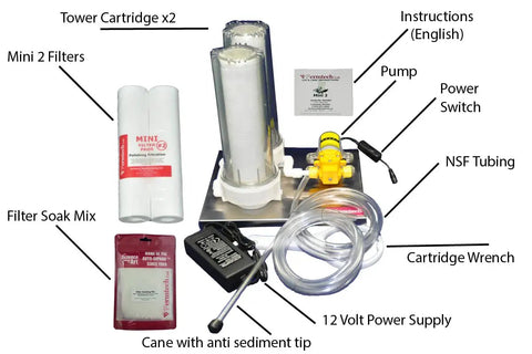 Dual Liquid Filtration System Featuring A 10 Inch Cartridge And Stainless Steel Base No Spill Home Filter Machine For Wine Beer Mead Kombucha 2 Stage Jet Hydraulic Filtration For Home Brew Compact And Easy Pour
