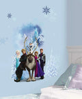 Disney Frozen Wall Decals Set Winter Burst Giant Peel And Stick Decor For Kids Rooms, Repositionable With No Residue