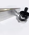 Heavy Duty 6061 Aluminum Disc Scribe And Adjustable Height Gauge For Knife Making Plus Beast Mode Precision Layout Tool components on white background.