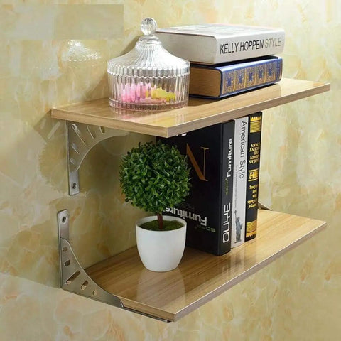 Game Changing Steel Corner Braces Heavy Duty L Shape Angle Iron Wall Mounts For Shelves Detachable 90 Degree Metal Supports with shelf and books
