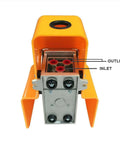 Foot Pedal Air Control Valve 2-Position 3-Port 1/4 Inch NPT With Protective Shield For Clean Air Systems front view