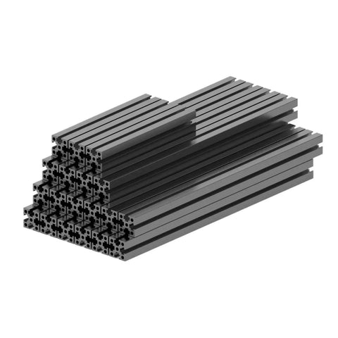1515 Aluminum Extrusion Frame Profile For 3D Printer 0.1 And 0.2 Tough As Nails Alloy Frame Bracket Kit In 6063 Black Rock Solid Base