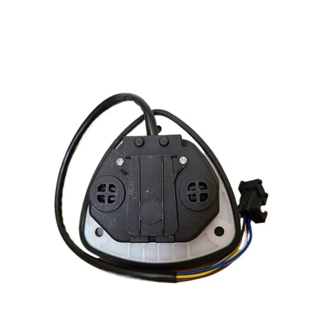 Get Your Excavator Forklift Running Smooth Again With This High Durability Joystick Replacement Part 7919040043 And 7919040052, Black joystick top view.