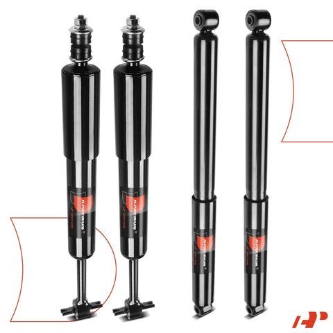 Beefed Up Front And Rear Shock Absorbers And Struts Kit For Ford Ranger 1998 To 2011 And Mazda B3000 1998 To 2007 B4000 1998 To 2009