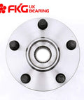 Front Wheel Bearing Hub Assembly Replacement For 2004 2009 Toyota Prius With Five Lug Design Front Left And Right Sides Set Of Two High Quality OE Comparable Parts For Smooth Quiet Driving And Long Lasting Performance, top view with five lug pattern.