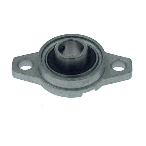 25mm Zinc Alloy Pillow Block Bearing for Heavy Duty Horizontal And Vertical Shaft Support showing top view and mounting holes.