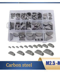 The Real Deal 200 Piece Carbon Steel Woodruff Key Assortment Kit Heavy Duty Industrial Grade Rock Solid Rust Proof Precision Machined Shaft Hub Connector Tools For Mechanical Auto Repair Shop Tough Gear Legit Engineers Love It, carbon steel M2.5-M8 assortment box