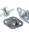 Pro-Race Quarter Turn Fastener 5/16 In Shank Zinc Plated Quick Release Latch heavy duty with slotted drive and round head