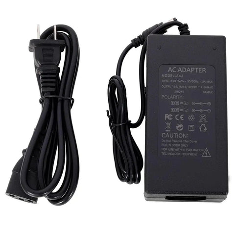 Aynuma Mini Belt Sander 7-Speed Electric Grinder Knife Sharpening Tool AC adapter with cord for portable power supply.