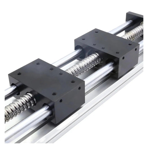 Bidirectional SFU1605 Ball Screw With Linear Guide Rail System For CNC Manual Motion, Right And Left Threaded Shaft, 200mm Stroke