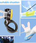 Six Pack Silicone Diving Mouthpieces In Clear With Tie Strap And Universal Caliber Fit For Most Breathing Tubes Food Grade