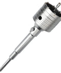 2.5 Inch Concrete Hole Saw With SDS Plus Shank And 220mm Connecting Rod, 6.3mm Tungsten Carbide Tip For Fast Drilling Through Concrete