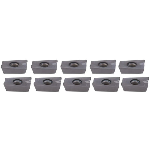 Beefy Carbide Turning Inserts For CNC Lathes, 10 Pack Model APMT1605PEER XM LF6018, 1.8 Cm Length, Cemented Carbide