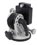 Rock Solid Aluminum Latitude Adjustment Base For Equatorial Mounts, 0 To 90 Degree Wedge with leveling bubble and mounting knobs