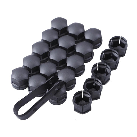 Volvo Lug Nut Covers And Wheel Center Caps Protective Tire Screw Caps Kit Dark Gray For XC40 XC60 XC90 S60 20 pieces with tool