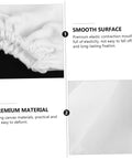 Close-up of smooth surface and elastic contraction mouth of Heavy Duty Canvas Sandblasting Arm Sleeves For Mechanics And Shop Rats Tough As Nails Protective Forearm Guards With Reinforced Weave For Farming Gardening And Equipment Repair.