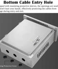 Weather Resistant Stainless Steel Electrical Enclosure Box For Outdoor Use 24x31.5x10 Inch Junction Control Chest with bottom cable entry holes