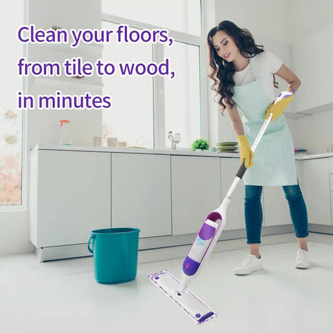 Disposable Power Mop Pads For Swiffer Power Mop Multi Surface And Wood Mop 10 Pack Refills For Quick Mess Free Floor Cleaning Ideal For Hardwood Laminate Tile Floors, woman mopping kitchen floor