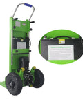 JJMNKMN 48V 24Ah Battery For Electric Stair Climbing Hand Truck Compatible With 1200W Motor Lithium Ion Pack Power Source Heavy Duty Replacement on green hand truck.