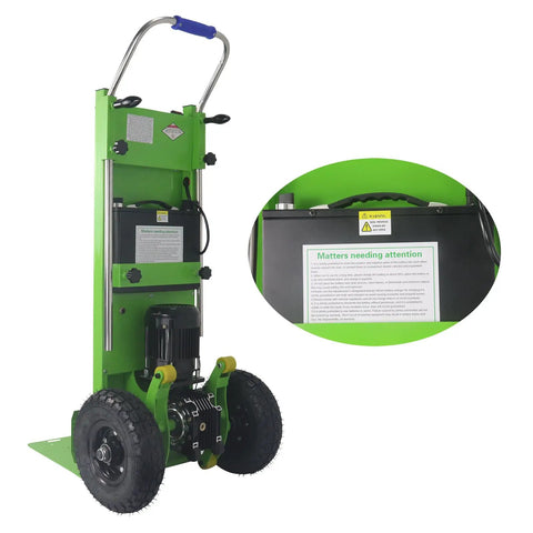 JJMNKMN 48V 24Ah Battery For Electric Stair Climbing Hand Truck Compatible With 1200W Motor Lithium Ion Pack Power Source Heavy Duty Replacement on green hand truck.