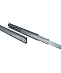 22 Inch Heavy Duty 250 Lb Steel Drawer Slides With Full Extension And Over Travel Three Quarter Inch Wide Side Mount Ball Bearing Rails