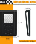 Hard Hat Headlamp Clips 8 Pack Ultra Lightweight Durable Light Holders dimensions, 1.4x0.95x0.28 inches, 0.14 oz weight