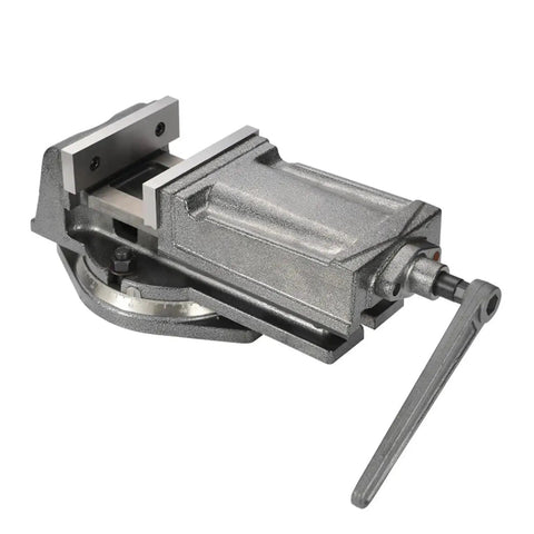 QH100 100mm Swivel Base Milling Vise Hardened Alloy Steel Precision Holding For Drilling And Heavy Cutting Tasks Fast Angle Positioning T-Slot Compatible