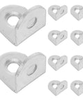 Stainless Steel Right Angle Brackets 0.79x0.79 Inches Heavy Duty Corner Braces With Screws For Wood Furniture Repair