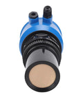 Ultrasonic Water Level Sensor With LCD Display, 4-20mA Output, DC24V, 0-10m Range, Blue Housing, front view