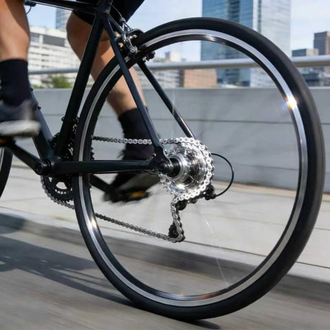 Bike Chain For Road Mountain City Folding And E Bike With Hub Motor Six Seven Eight Speed 126 Links Quick Release Smooth Shifting Beefy Durability For All Your Rides