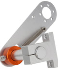 Sturdy Encoder Mounting Bracket For 38mm Sensor Dia With 6mm Shaft Alloy Support Clamp For Precision Industrial Gear And Machinery Setup, close-up view.