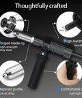 Cordless Drill Rivet Tool Adapter Kit With Quick Connect Hex Design Converts Any Drill Into A Rivet Gun Includes 4 Nut Cores And Blind Rivet Heads, 8mm hex shank