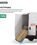 Delivery van with packaged Undermount Bar Prep Sink 14x18 Inch Deep Single Bowl ready for transport