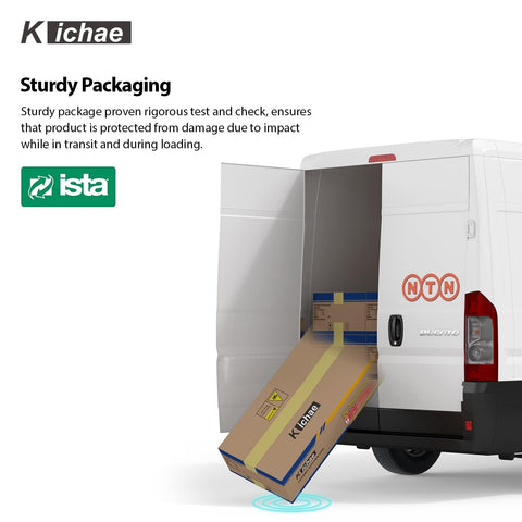 Delivery van with packaged Undermount Bar Prep Sink 14x18 Inch Deep Single Bowl ready for transport