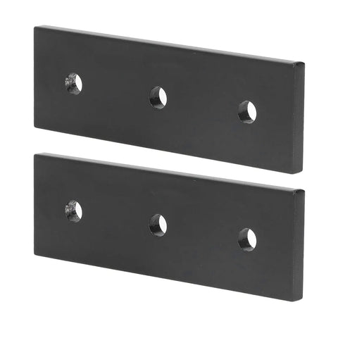 Beefy Aluminum Mending Plate 2 Pack Flat Bracket For Furniture Connection Rustproof Durable High Load Capacity Easy Alignment And Strong Joint Hardware For Wood Cabinets And Shelves