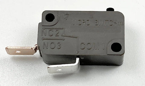 Snap Action Micro Switch 25A 250VAC V7-1Z29E9 Pack of 2 Black showing terminals and labeling