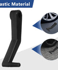 Heavy Duty 2 Piece Tire Balance Caliper Crank Handles For Wheel Measuring Tool Lightweight non slip plastic black crank handle.