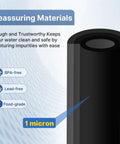 1 Micron 10 Inch By 2 Point 5 Inch Whole House CTO Carbon Water Filter Cartridge Replacement BPA Free Food Grade Materials
