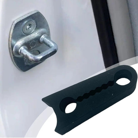 Heavy Duty Silicone Car Door Slam Buffers Four Pack To Silence Annoying Metal On Metal Rattles And Keep Your Ride Hella Quiet With Ultra Shock Absorber Pads For Every Daily Commute, black silicone pad with hardware.