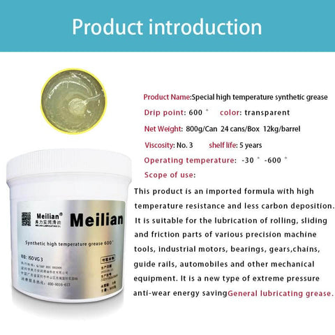 High Temperature Synthetic Grease 500C For Gears 18L Heavy Duty Lubricant in container for machinery lubrication